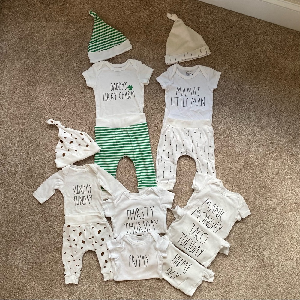 Rae Dunn Baby Clothing Lot